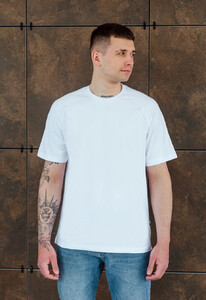 Фото - Однотонная белая футболка Staff basic white - Men box