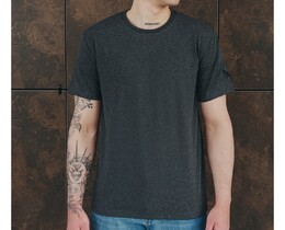 Фото - Базовая серая футболка Staff graphite logo - Men box