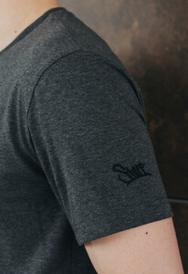 Фото - Базова сіра футболка Staff graphite logo - Men box