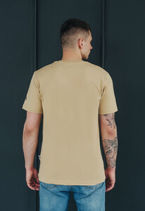 Фото - Футболка бежевая с логотипом Staff beige logo - Men box
