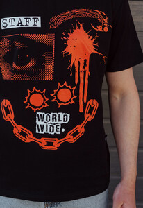 Фото - Футболка с ярким принтом Staff world wide - Men box