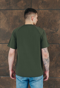 Фото - Однотонна футболка кольору хакі Staff basic khaki - Men box