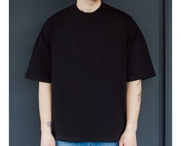 Фото - Черная оверсайз футболка Staff black premium oversize - Men box