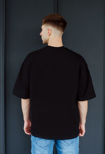 Фото - Черная оверсайз футболка Staff black premium oversize - Men box