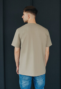 Фото - Базовая мужская футболка Staff beige gray basic - Men box