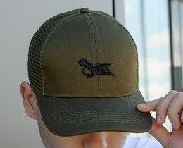 Фото - Літня кепка-тракер кольору хакі Staff khaki logo - Men box