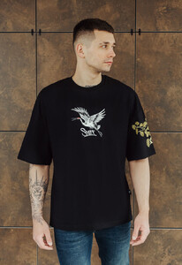 Фото - Мужская оверсайз футболка Staff stork & logo oversize - Men box