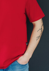 Фото - Красная базовая футболка Staff red basic - Men box