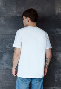 Фото - Белая футболка с пальмами Staff palms & logo - Men box