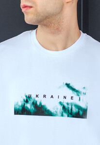 Фото - Белая хлопковая футболка Staff Ukraine - Men box
