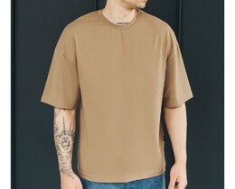 Фото - Футболка светло-коричневая Staff light brown oversize - Men box