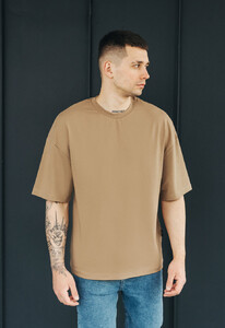 Фото - Футболка светло-коричневая Staff light brown oversize - Men box