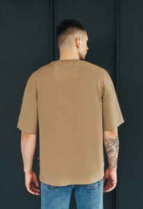 Фото - Футболка светло-коричневая Staff light brown oversize - Men box