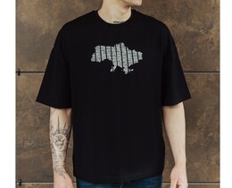 Фото - Патриотическая оверсайз футболка Staff territory oversize - Men box