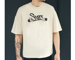 Фото - Оверсайз футболка со змеей Staff logo & snake oversize - Men box