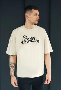 Фото - Оверсайз футболка со змеей Staff logo & snake oversize - Men box