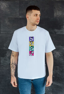 Фото - Белая футболка с Микки Маусом Staff mi oversize - Men box
