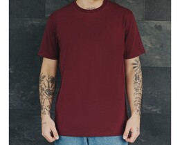 Фото - Футболка бордового цвета Staff bordo basic - Men box