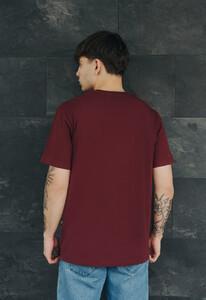Фото - Футболка бордового цвета Staff bordo basic - Men box
