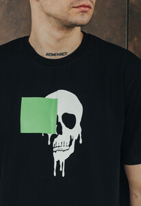 Фото - Футболка черная с черепом Staff scull - Men box