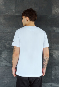 Фото - Футболка с вышитым лого Staff white logo - Men box