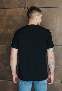 Фото - Однотонная черная футболка Staff black logo - Men box