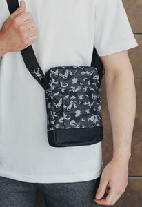 Фото - Сумка через плечо камуфляжная Staff black & gray camo - Men box