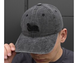 Фото - Темно-сіра кепка тракер Staff dark gray logo - Men box