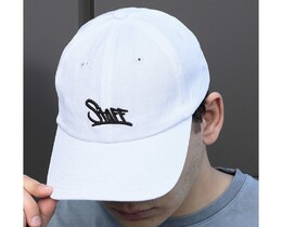 Фото - Біла кепка тракер Staff white logo - Men box