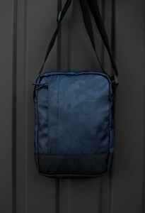 Фото - Сумка через плечо темно-синяя Staff navy camo - Men box