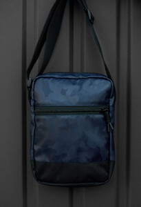 Фото - Сумка через плечо темно-синяя Staff navy camo - Men box