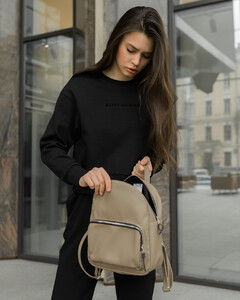 Фото - Светло-коричневый женский рюкзак Staff vol leather light brown - Men box