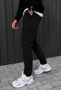 Фото - Штани чорного кольору Staff cargo copp black - Men box