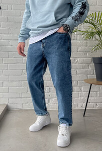 Фото - Универсальные синие джинсы Staff blue regular - Men box