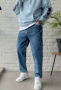 Фото - Универсальные синие джинсы Staff blue regular - Men box