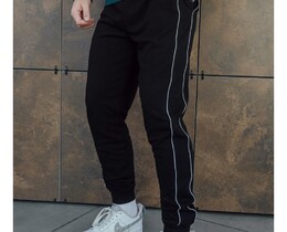 Фото - Спортивні штани зі світловідбивачем Staff rtk black - Men box