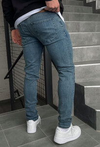 Фото - Обтягивающие синие джинсы Staff  blue2 slim - Men box