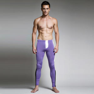 Фото - Чоловічі легінси SuperBody. Колір фіолетовий. Артикул: 32-0030 - Men box