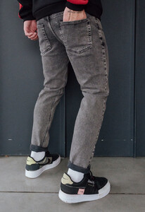 Фото - Серые зауженные джинсы Staff gray slim - Men box