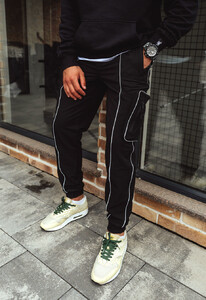 Фото - Штаны с накладным карманом Staff cargo fut spandex - Men box