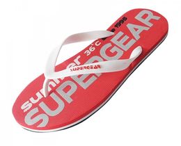Фото - Красные пляжные вьетнамки Super Gear - Men box