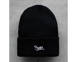 Фото - Чорна шапка з білим логотипом Staff black logo - Men box