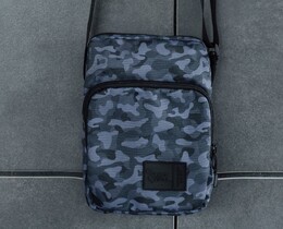 Фото - Сумка барсетка через плечо Staff camo gray - Men box