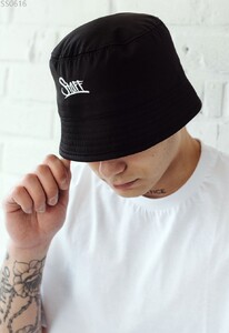 Фото - Чоловіча чорна панама Staff black logo - Men box