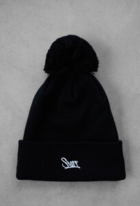 Фото - Чорна шапка з білим лого Staff logo black - Men box