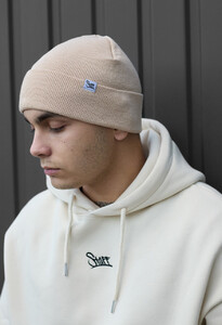 Фото - Шапка світло-бежевого кольору Staff light beige basic - Men box