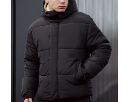 Фото - Повседневная зимняя куртка Staff sin black oversize - Men box