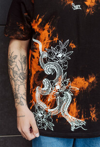 Фото - Футболка тай-дай Staff tay day logo & snake oversize - Men box