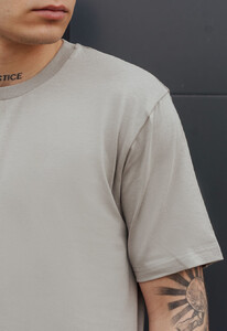 Фото - Футболка базовая светло-серая Staff light gray basic - Men box
