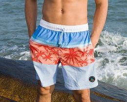 Фото - Різнокольорові пляжні шорти вільного крою Gailang - Men box